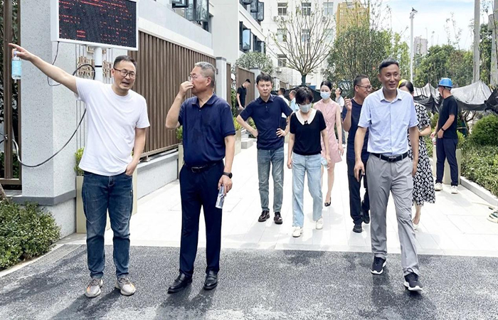 名邦集團(tuán)工程品質(zhì)巡檢小組走進(jìn)合肥名邦紫廬軒、名邦上河印