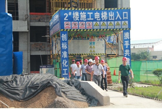 蒙城、霍山項目團(tuán)隊實地學(xué)習(xí)參觀肥西名邦?中央公館項目